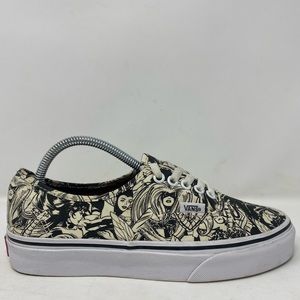 Vans x Marvel Authentic "Marvel Women" Print Skate Shoes Sneakers Size 6.5M 8W